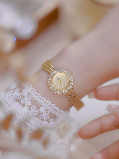 Wheat Ear Rhinestone Jewelry Watch