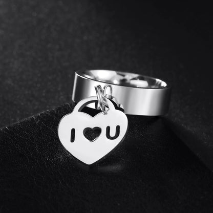 Minimalist Floral Stainless Steel Ring