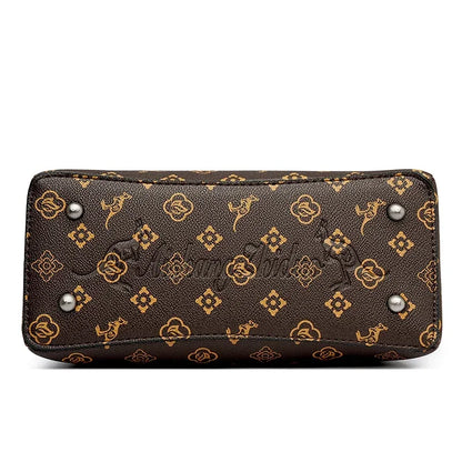 Iconic Grained Leather Crossbody Bag