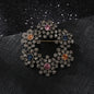 Rhinestone Ginkgo Crystal Office Brooch
