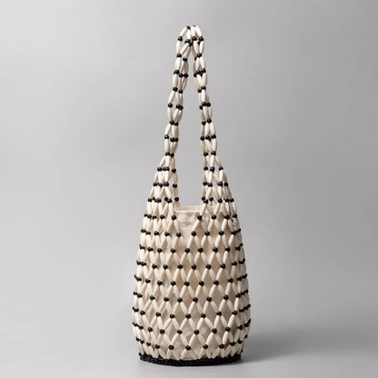 Woven Bead Hollow Artisan Bucket