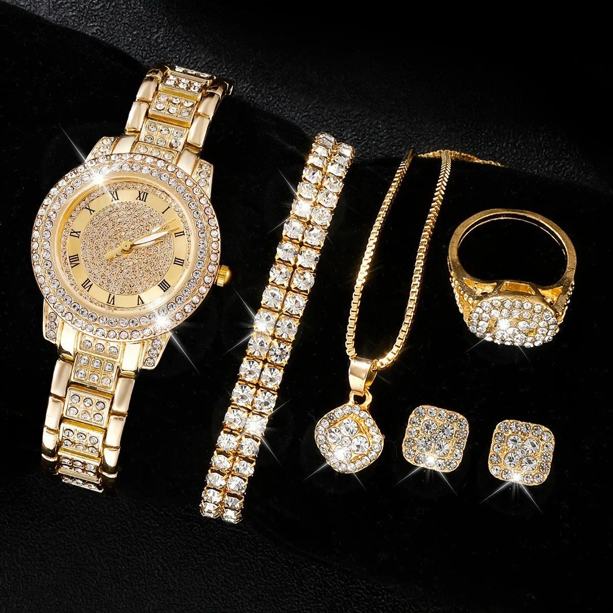Grand 5-Piece Jewelry Watch Suite