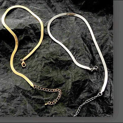 Double Layer Snake Chain Necklace