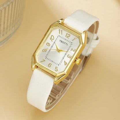 Square Quartz Minimalist Watch Suite