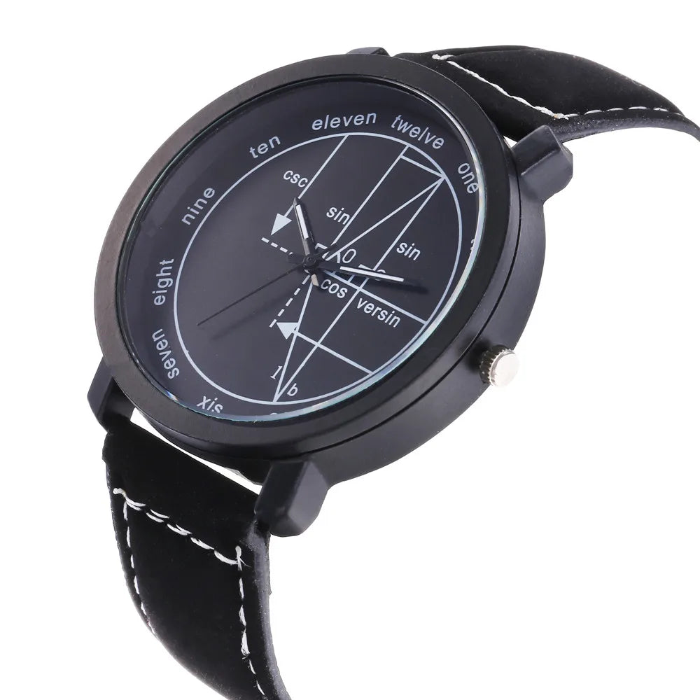 Mathematical Formula Creative Dial Watch