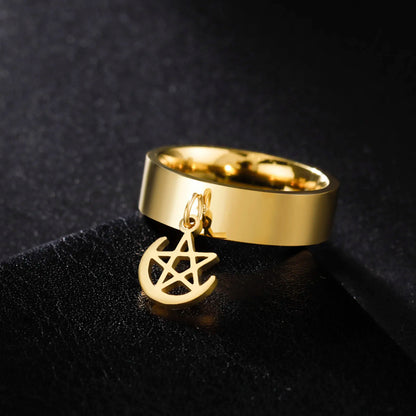 Minimalist Floral Stainless Steel Ring