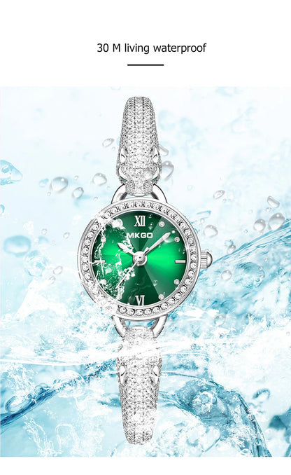Leopard Inlaid Diamond Jewelry Watch