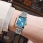 Rectangle Steel Band Quartz Watch