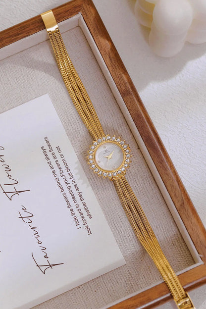 Wheat Ear Rhinestone Jewelry Watch