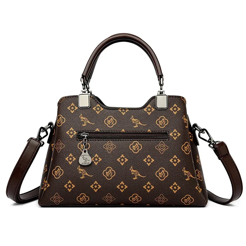 Iconic Grained Leather Crossbody Bag