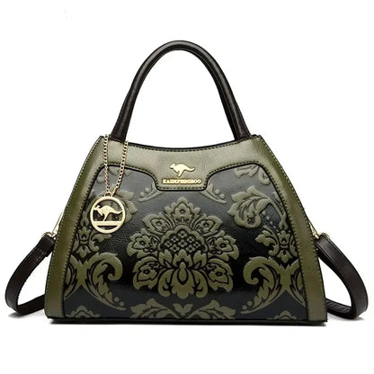 Iconic Grained Leather Crossbody Bag