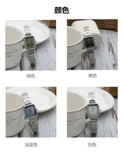Signature Square Stainless Steel Watch