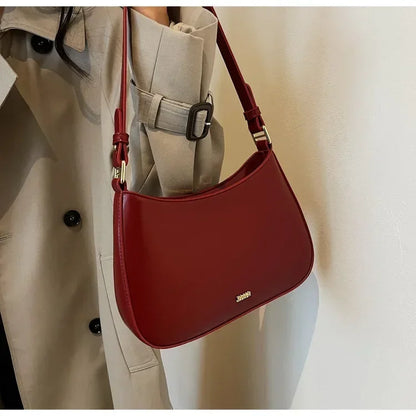 Bridal Crimson Leather Wedding Sling