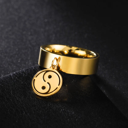 Minimalist Floral Stainless Steel Ring