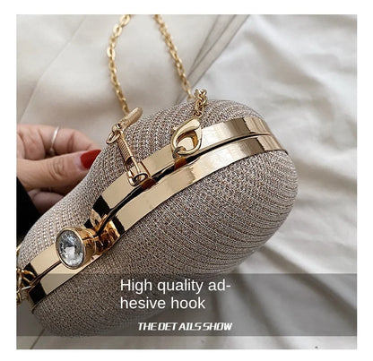 Sculpted Heart Metal Evening Clutch