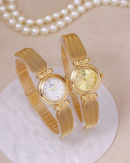 Temperament Gold Waterproof Jewelry Watch
