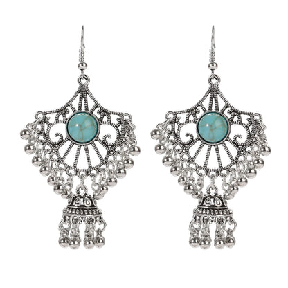 Bohemian Turquoise Water Drop Earrings
