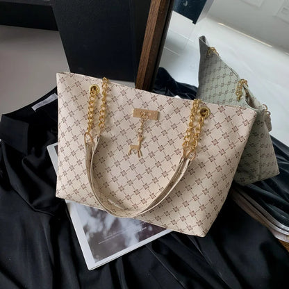 Textural Soft Leather Hanging Tote
