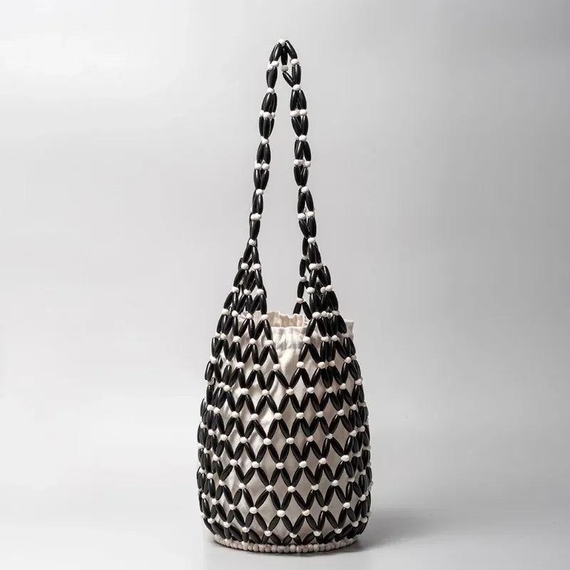 Woven Bead Hollow Artisan Bucket