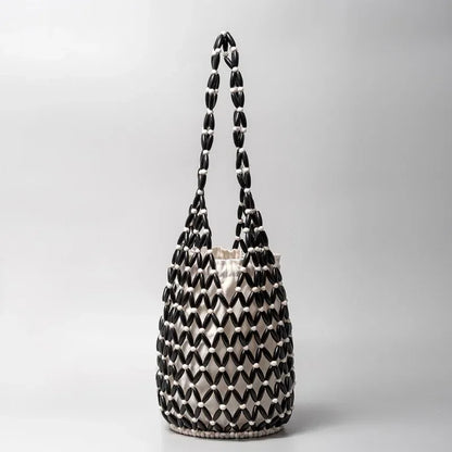 Woven Bead Hollow Artisan Bucket