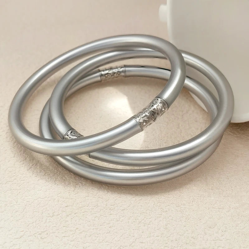 Silicone Soft Gilded Party Bangles
