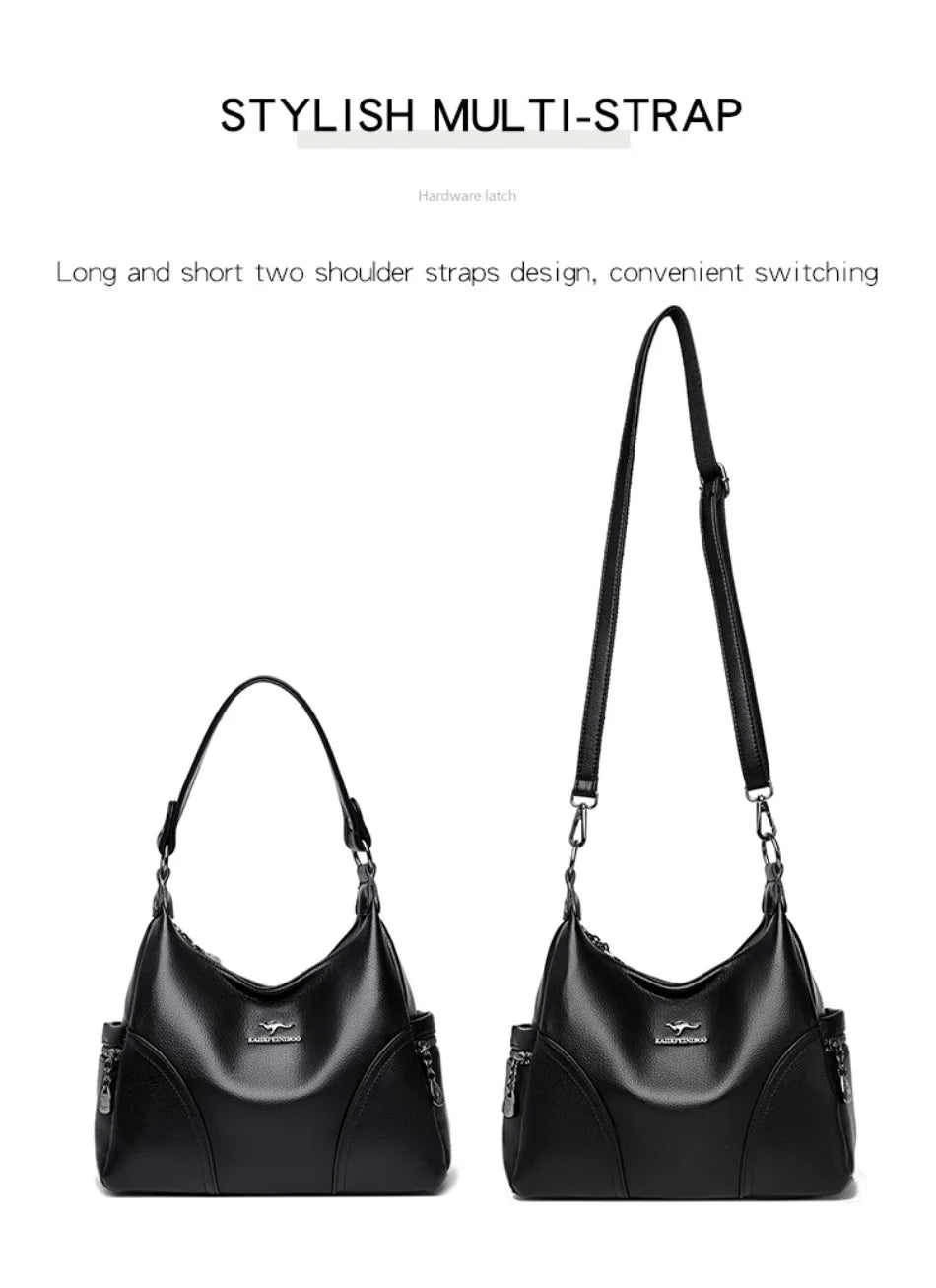 New Style Grained Messenger Bag