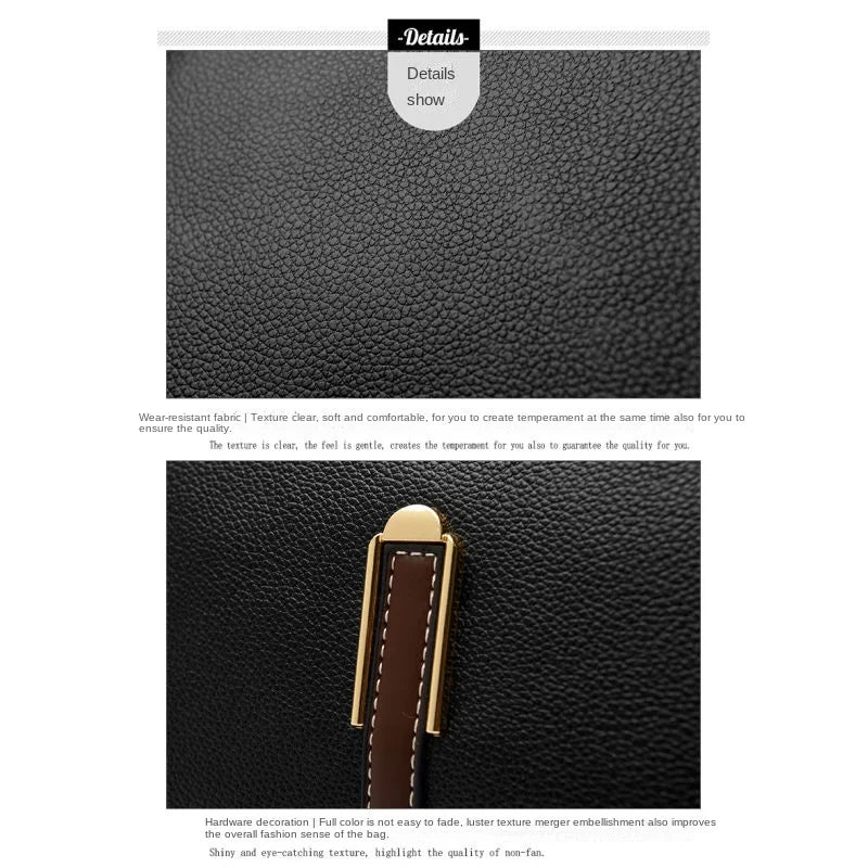 Designer Flap Cowhide Messenger Bag