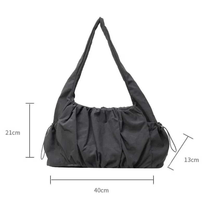 Nylon Architectural Lady Tote Bag