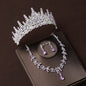 Dubai Royal Crystal Tiara Set