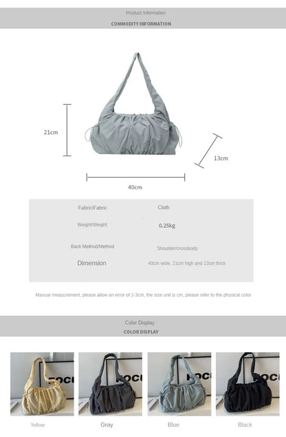Nylon Architectural Lady Tote Bag