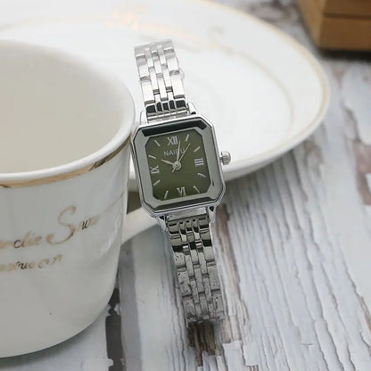 Signature Square Stainless Steel Watch