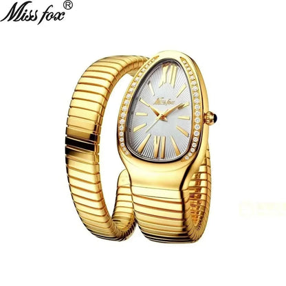 Serpentine Motif Light Luxury Watch