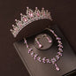 Dubai Royal Crystal Tiara Set