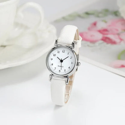 Petite Leather Classic Round Watch