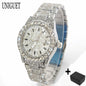 Iced Diamond Luxury Steel Watch