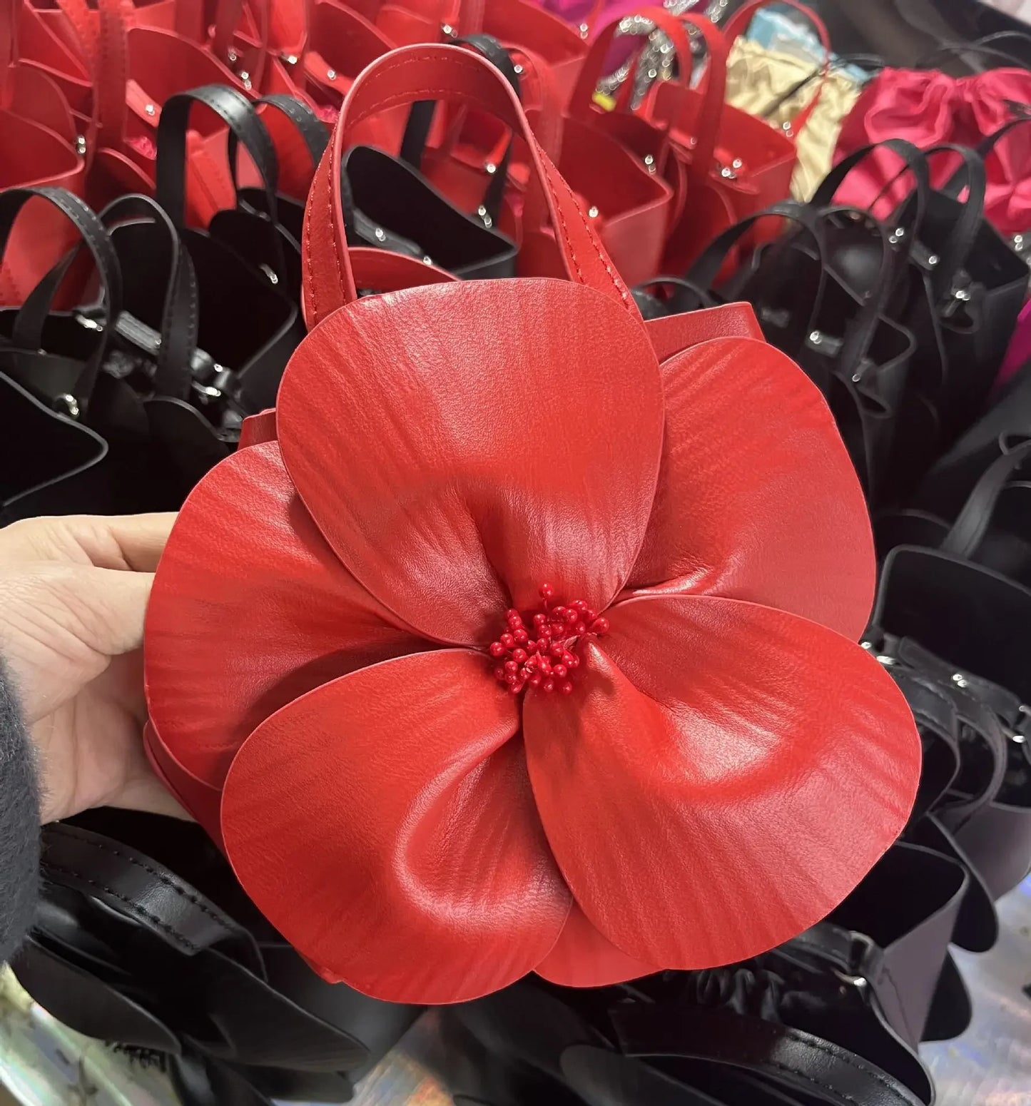 3D Flora Evening Bridal Clutch