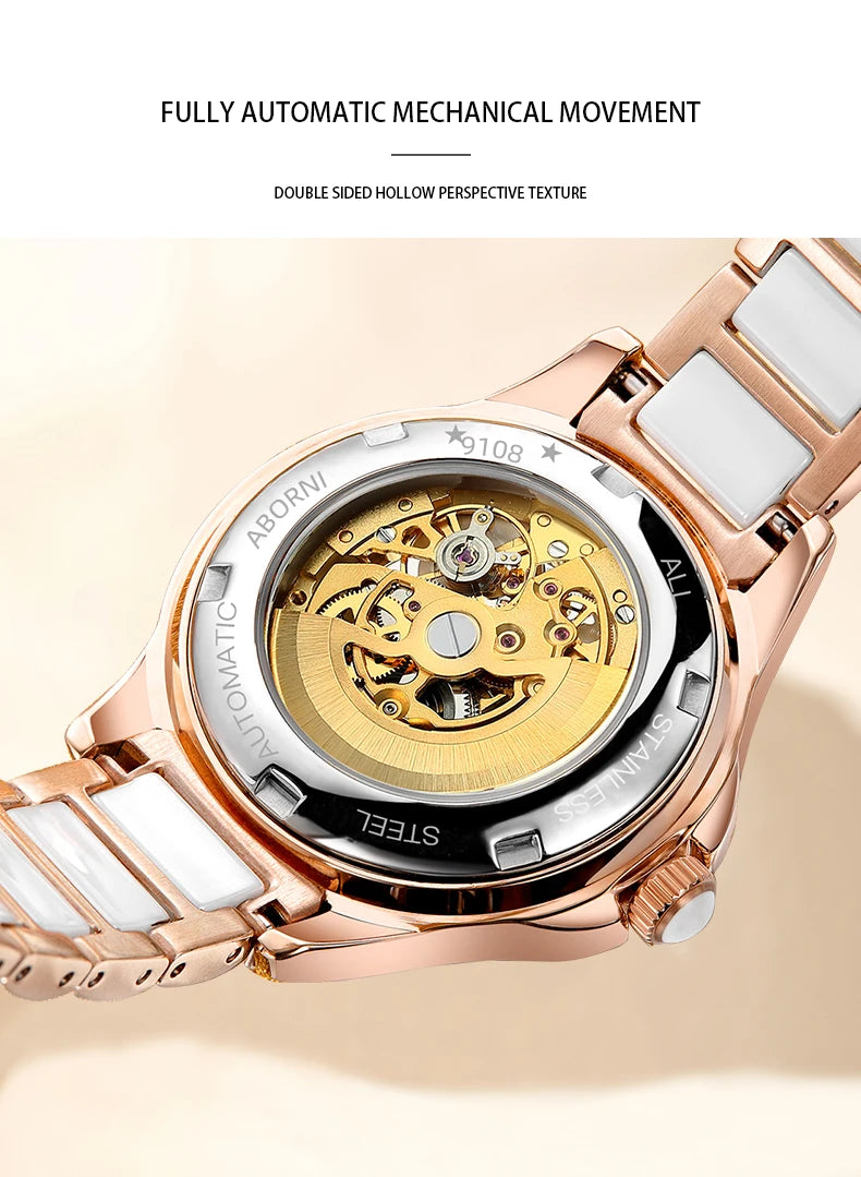 Precision Automatic Mechanical Steel Watch