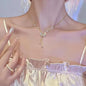 Pearl Tassel Snake Bone Necklace
