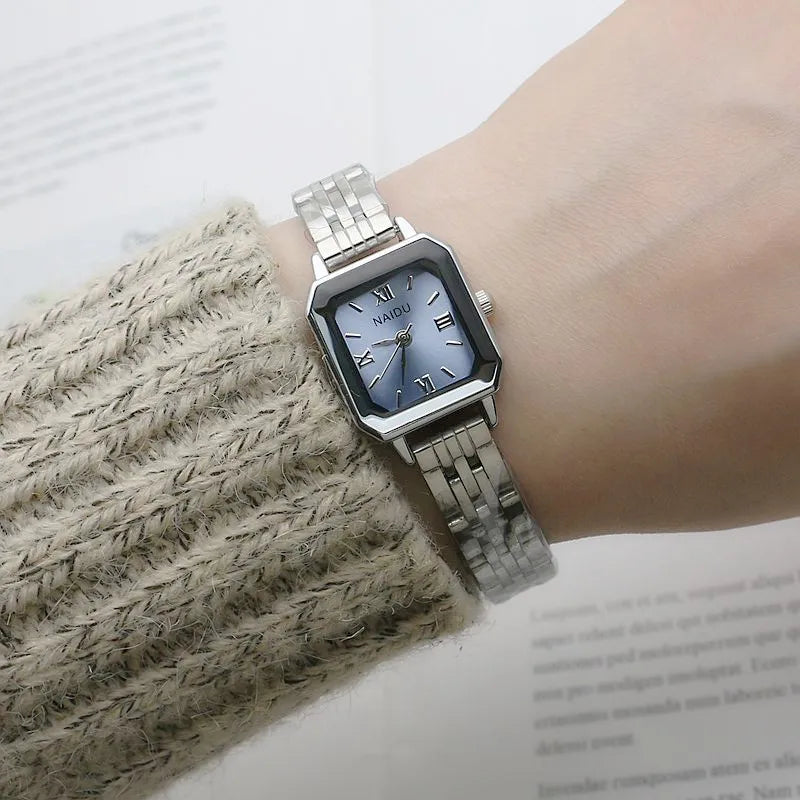Signature Square Stainless Steel Watch