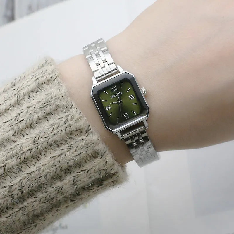 Signature Square Stainless Steel Watch