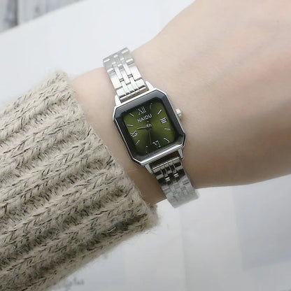 Signature Square Stainless Steel Watch