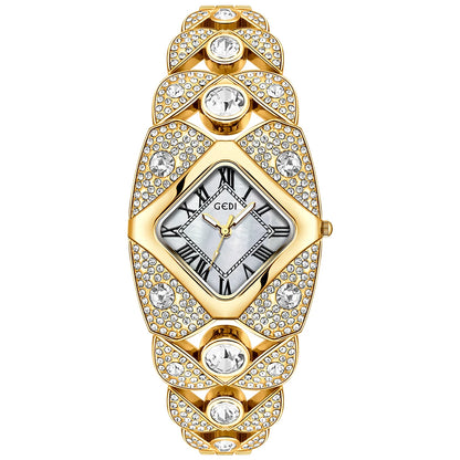 Roman Numeral Full Diamond Watch