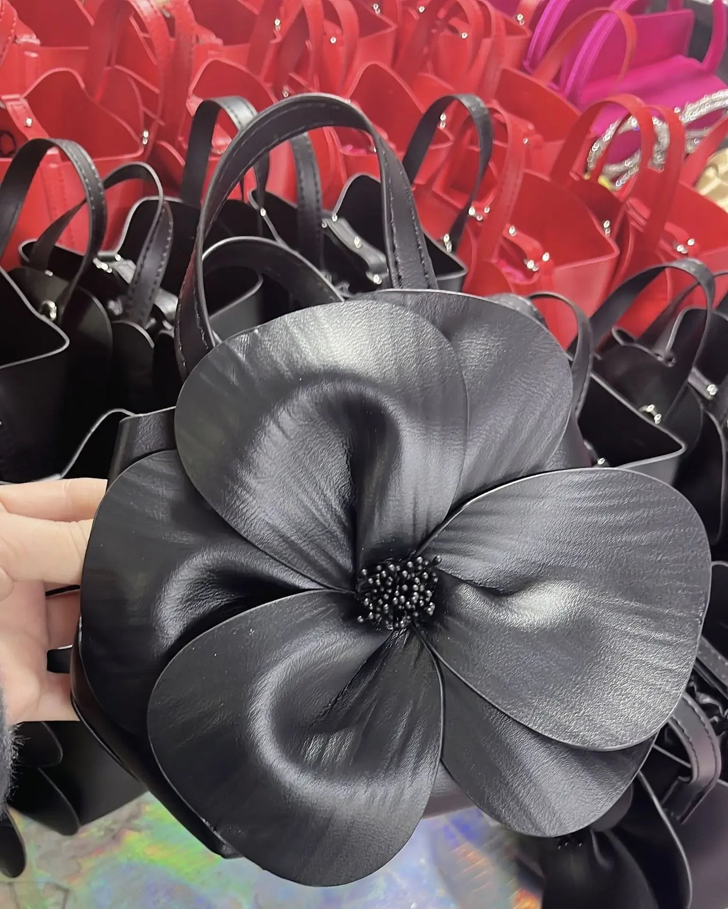 3D Flora Evening Bridal Clutch