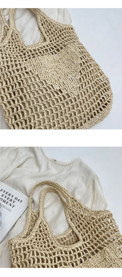 Large Format Rattan Designer Bag