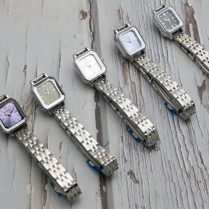 Signature Square Stainless Steel Watch