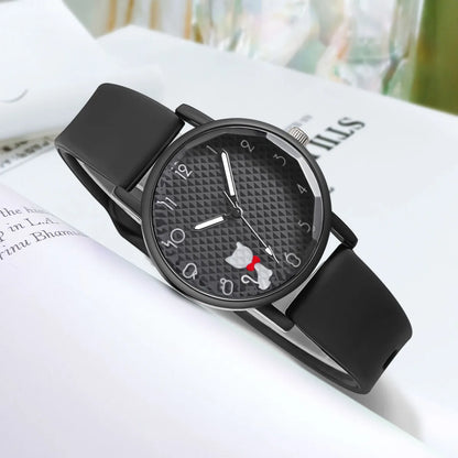 Whimsical Cat Bracelet Silicone Watch