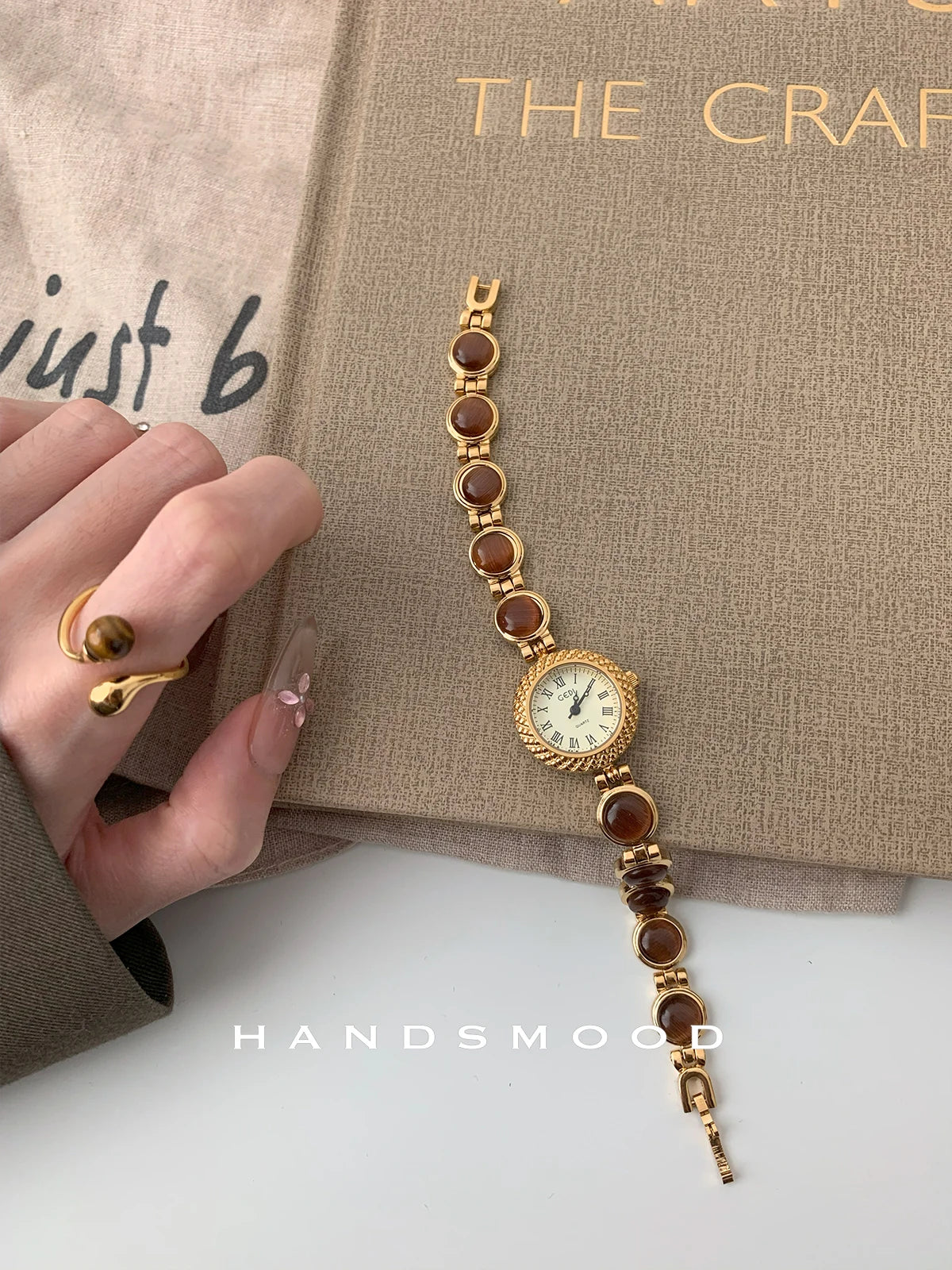 Gemstone Personality Vintage Watch Set