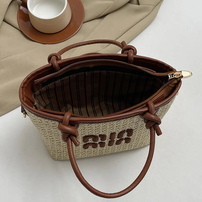 Embroidered Thread Beach Artisan Bag