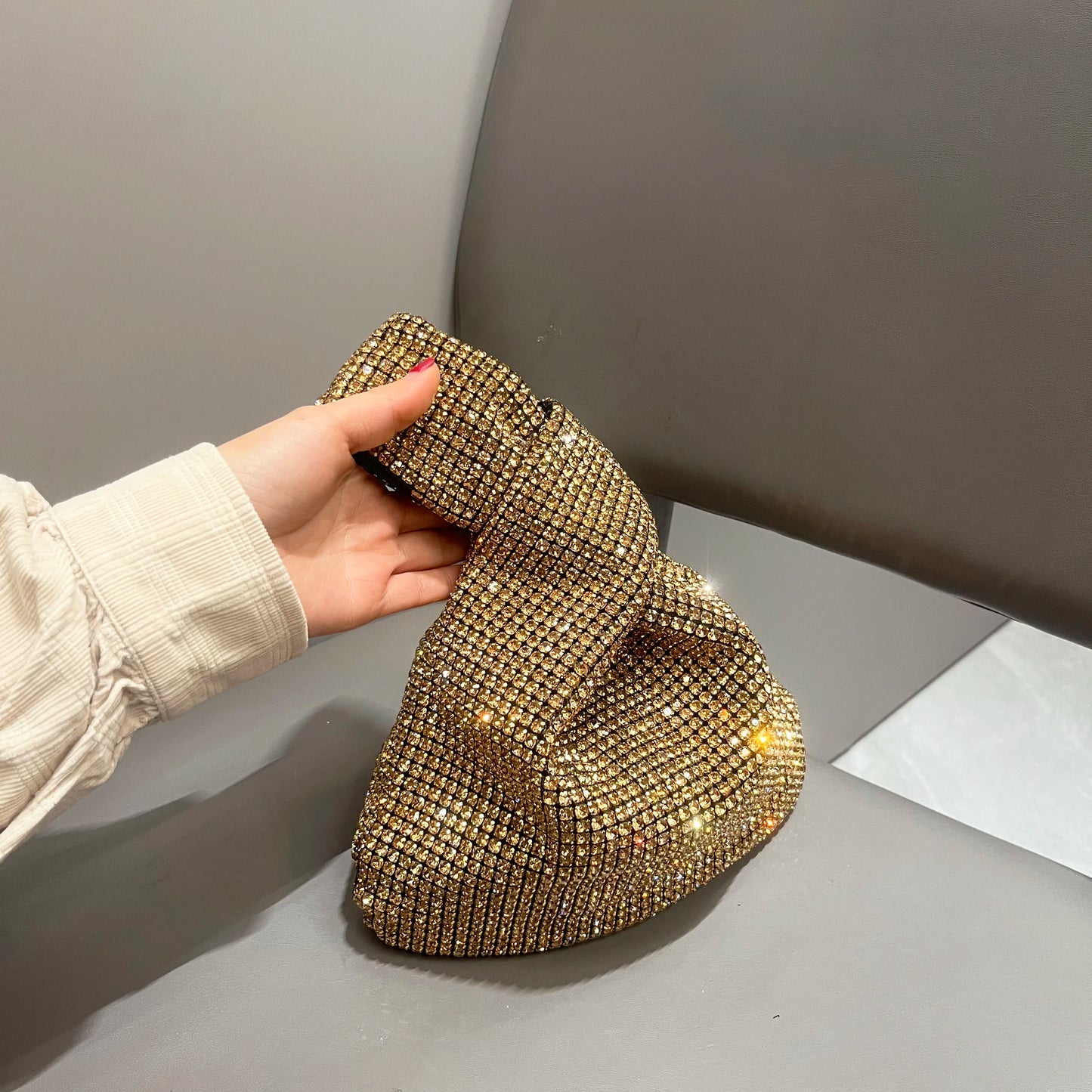Crystal Encrusted Gala Evening Clutch
