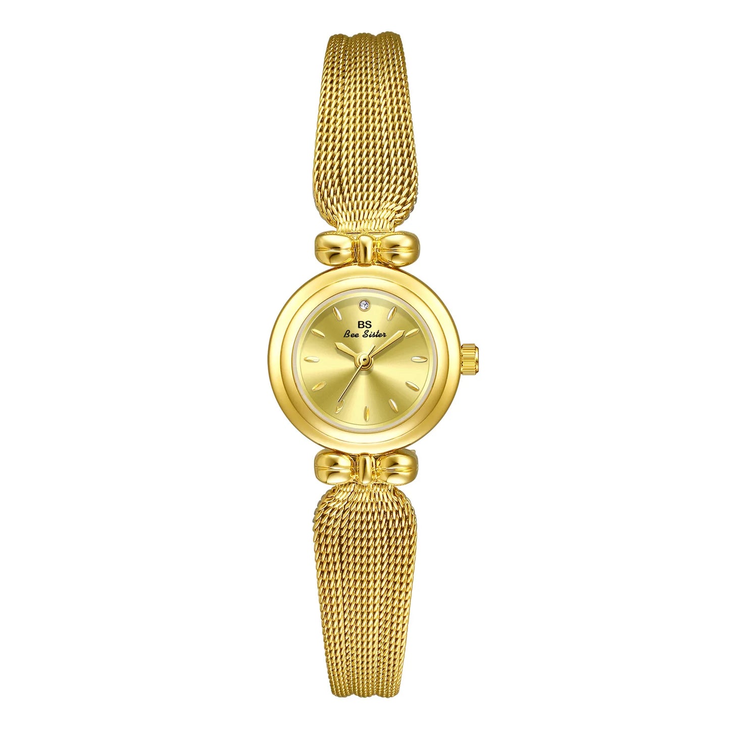 Temperament Gold Waterproof Jewelry Watch
